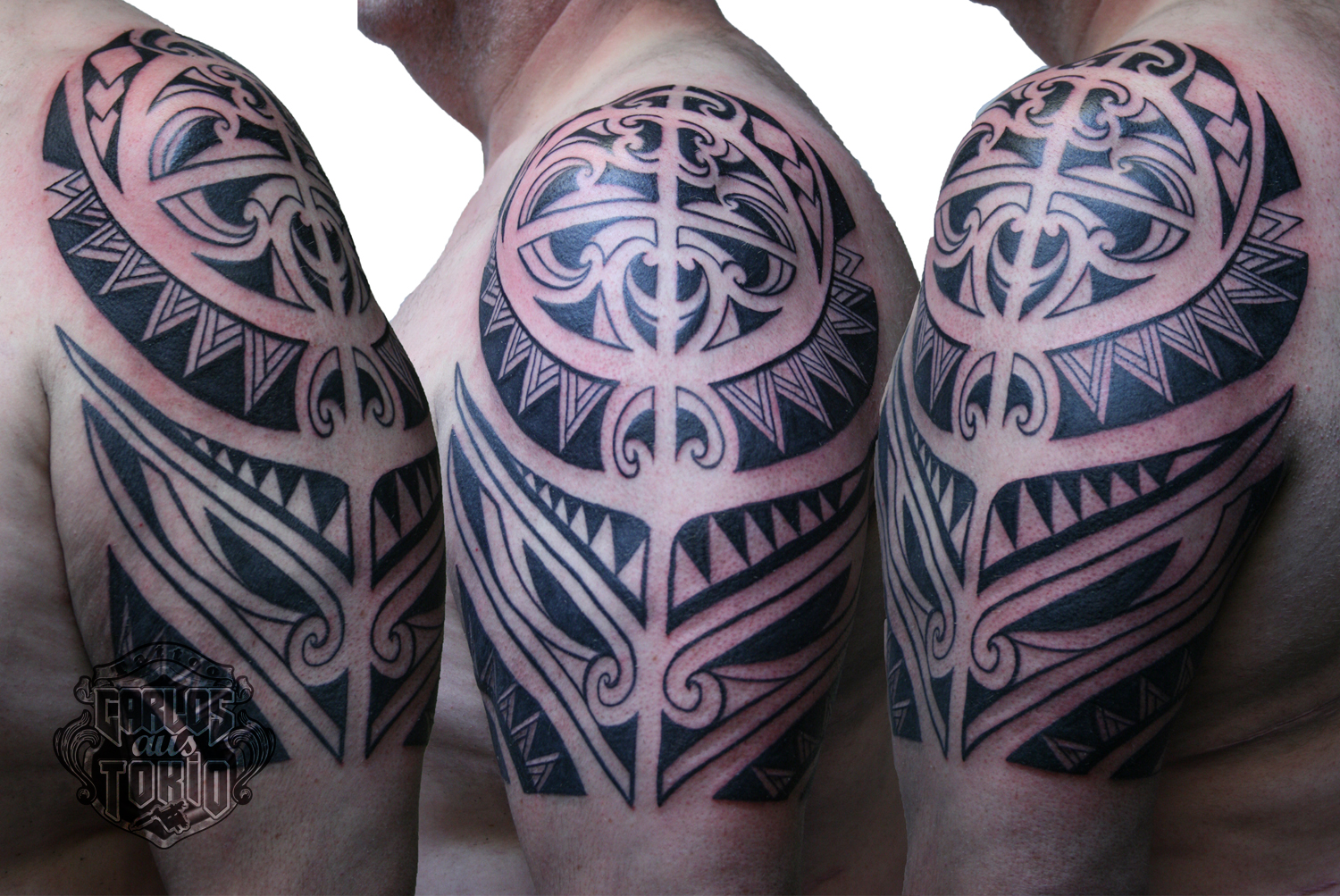 tribal black work tattoo deutschland – hännyahead tattoo